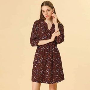 Allegra K vintage style shirt dress